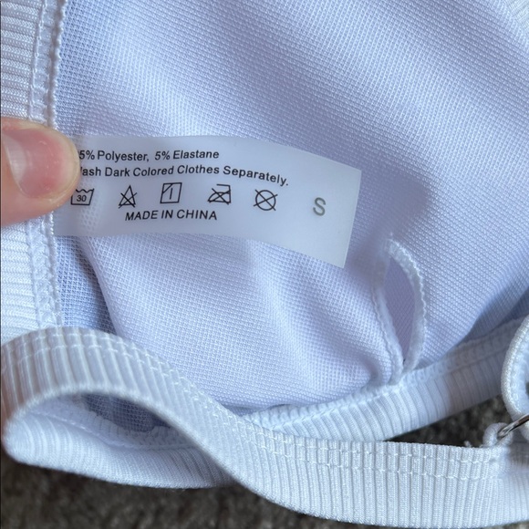 Blue and White Bikini Set - Picture 4 of 4